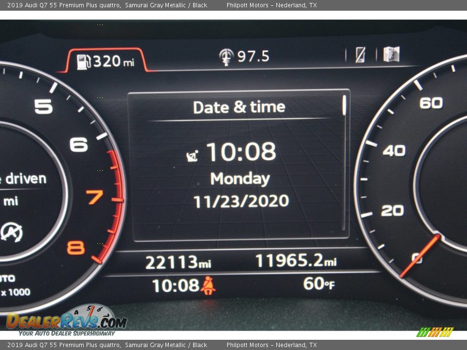 2019 Audi Q7 55 Premium Plus quattro Samurai Gray Metallic / Black Photo #14