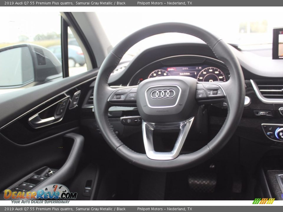 2019 Audi Q7 55 Premium Plus quattro Samurai Gray Metallic / Black Photo #22