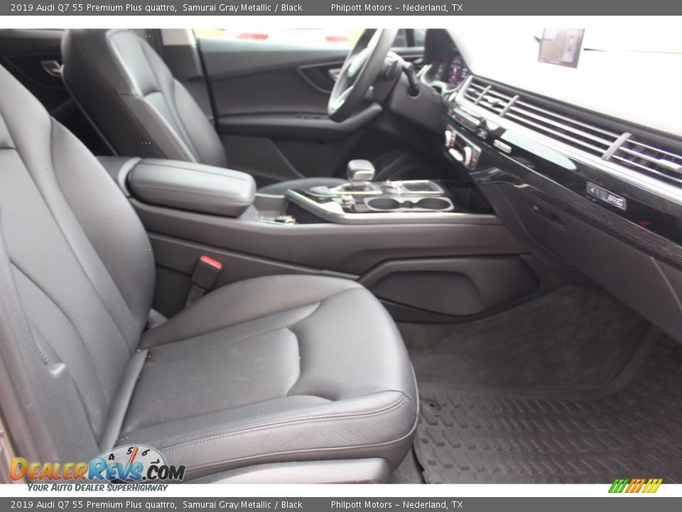 2019 Audi Q7 55 Premium Plus quattro Samurai Gray Metallic / Black Photo #28