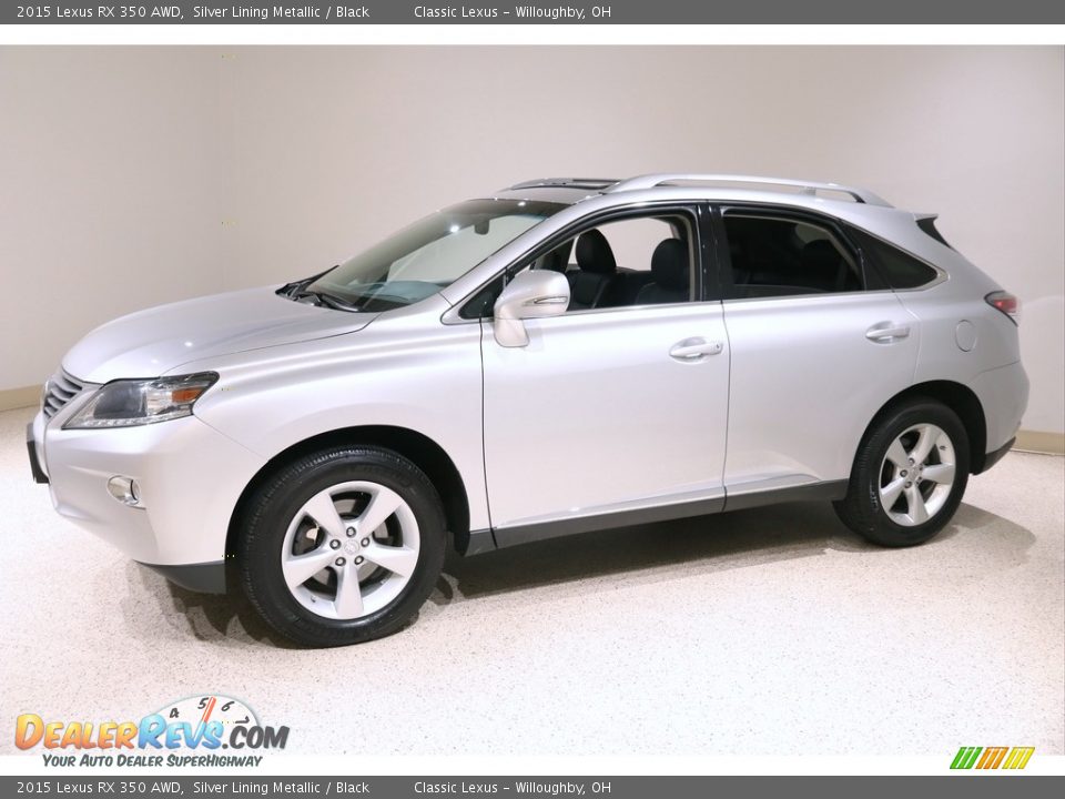 2015 Lexus RX 350 AWD Silver Lining Metallic / Black Photo #3