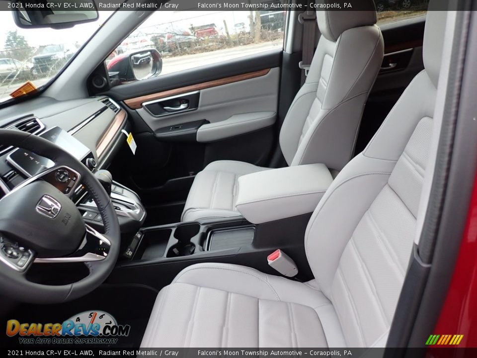 Gray Interior - 2021 Honda CR-V EX-L AWD Photo #8