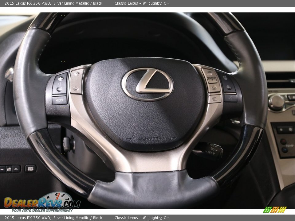 2015 Lexus RX 350 AWD Silver Lining Metallic / Black Photo #7