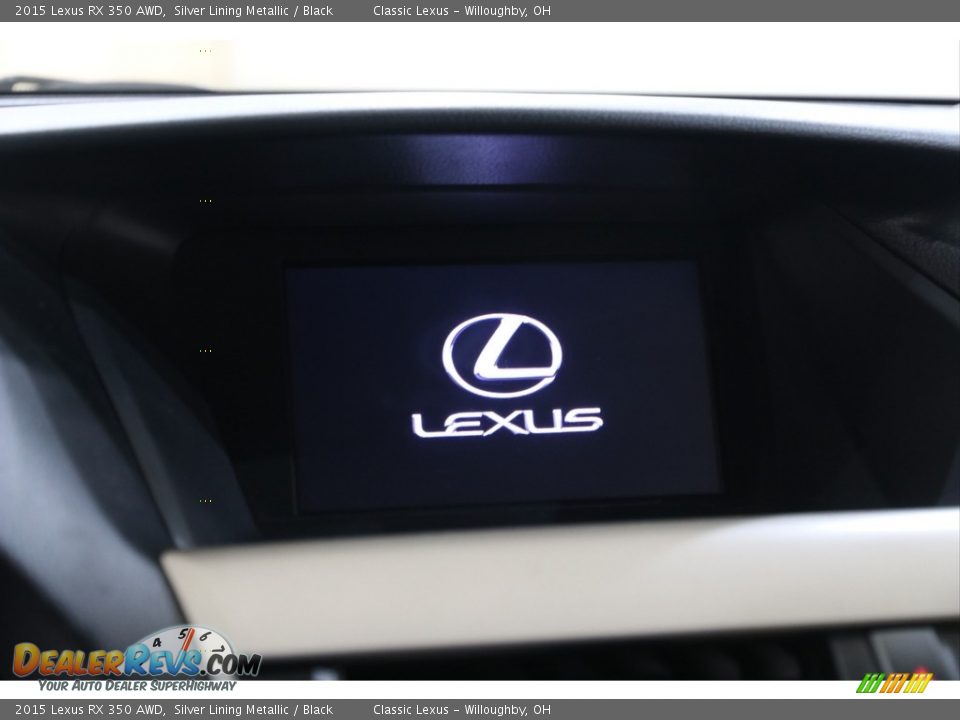 2015 Lexus RX 350 AWD Silver Lining Metallic / Black Photo #10