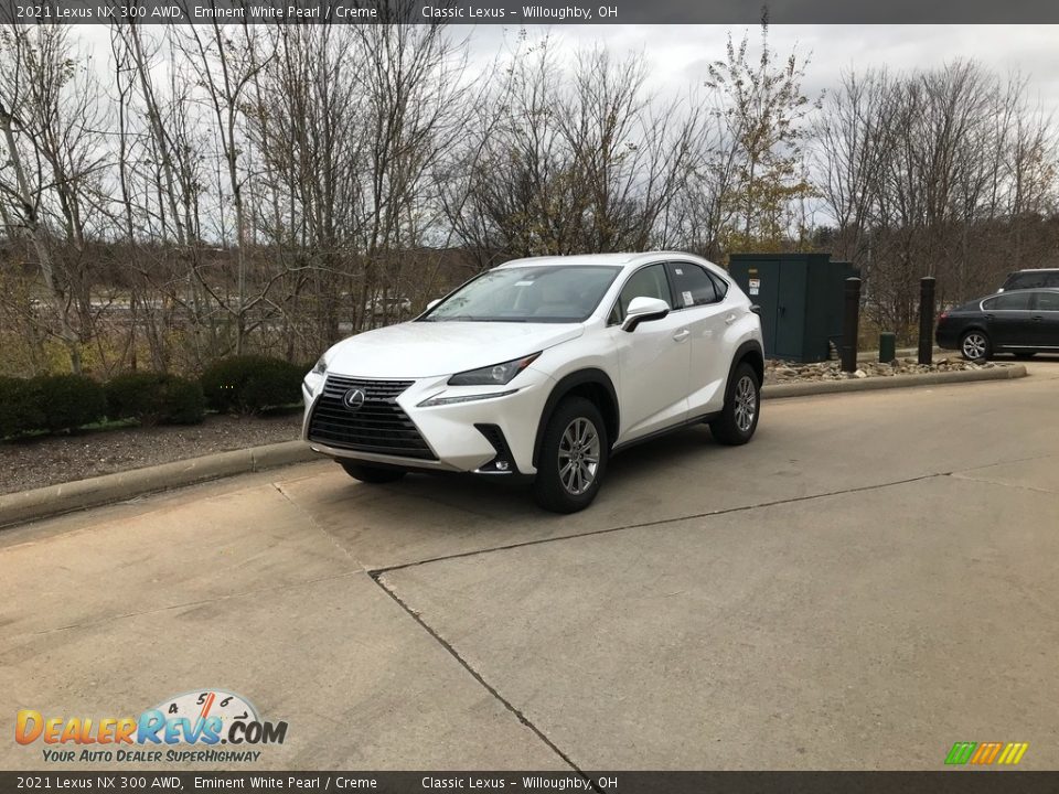 2021 Lexus NX 300 AWD Eminent White Pearl / Creme Photo #1