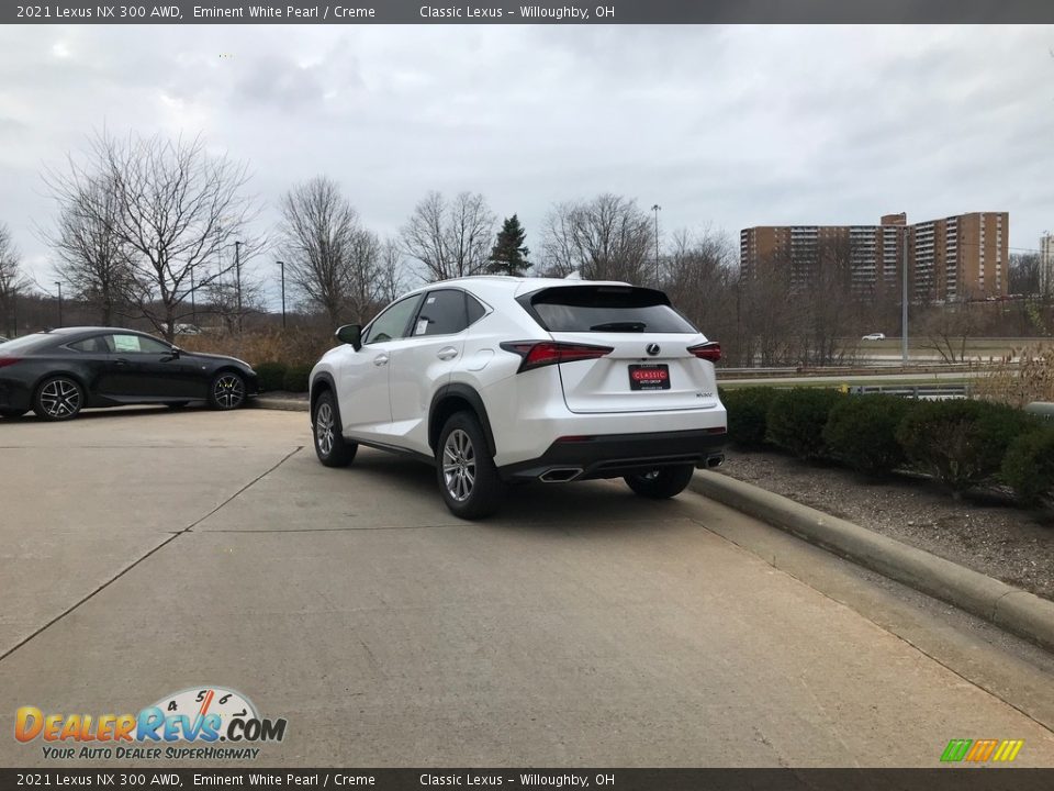 2021 Lexus NX 300 AWD Eminent White Pearl / Creme Photo #4