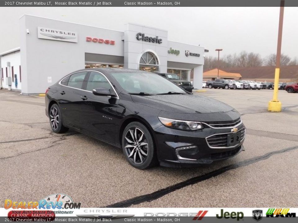 2017 Chevrolet Malibu LT Mosaic Black Metallic / Jet Black Photo #1