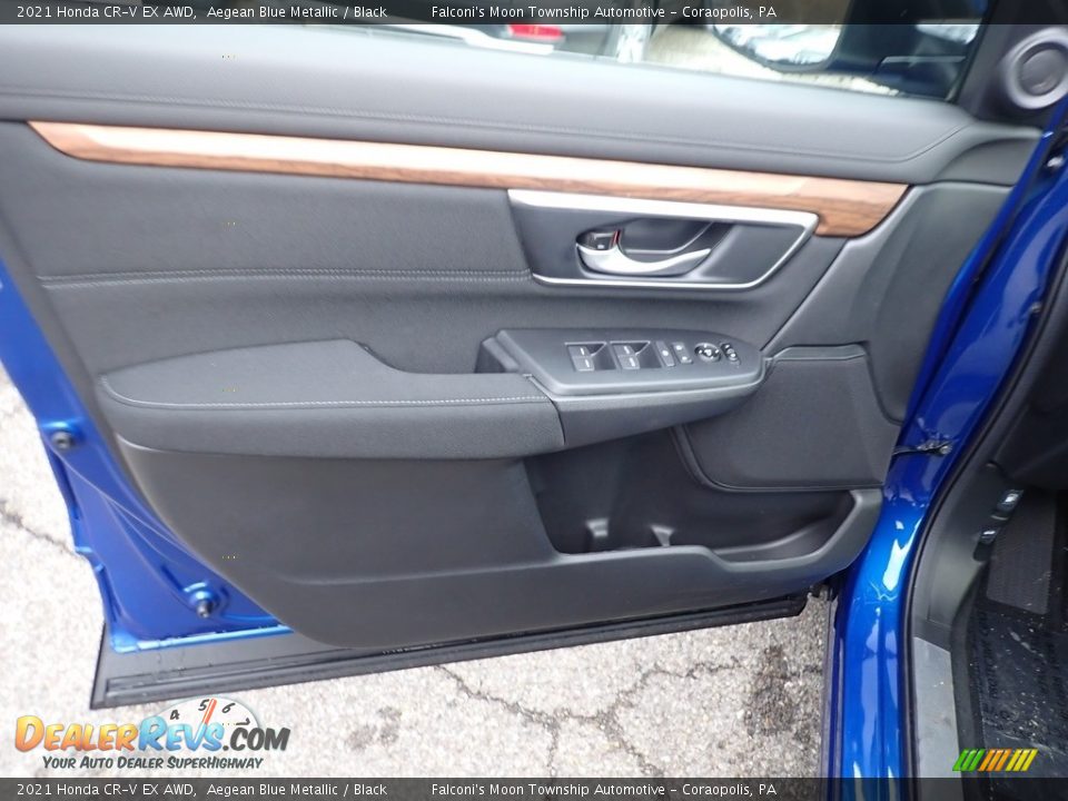 2021 Honda CR-V EX AWD Aegean Blue Metallic / Black Photo #11