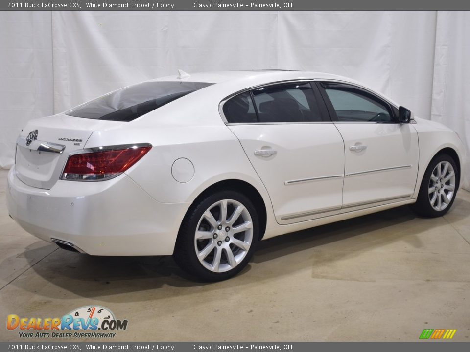 2011 Buick LaCrosse CXS White Diamond Tricoat / Ebony Photo #2