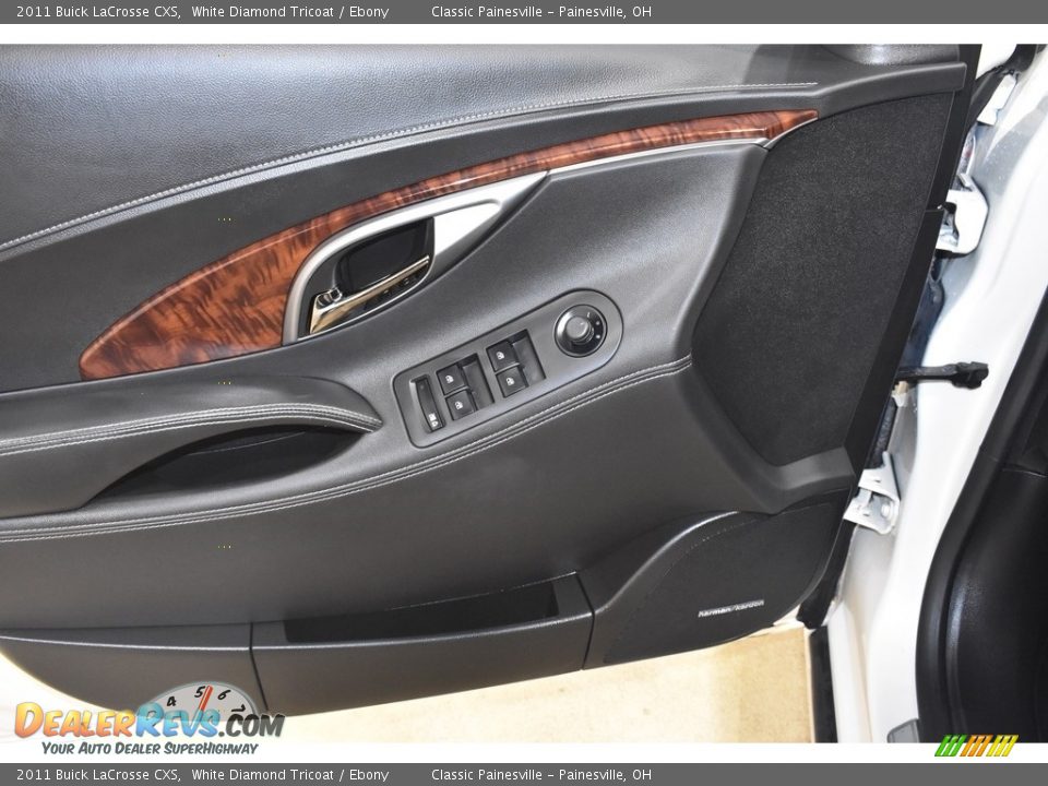 2011 Buick LaCrosse CXS White Diamond Tricoat / Ebony Photo #11