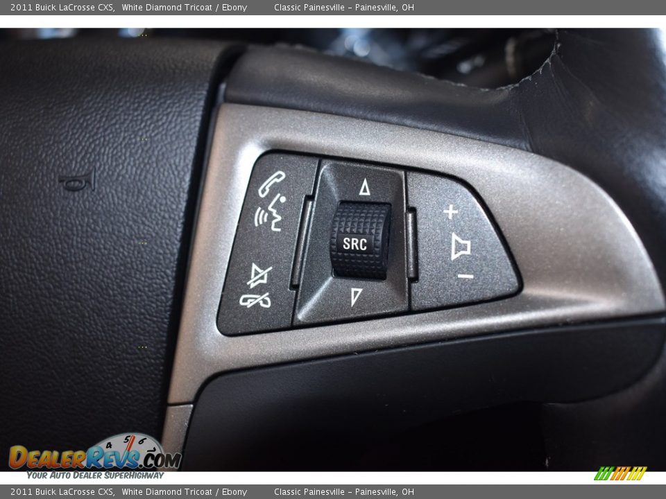 2011 Buick LaCrosse CXS White Diamond Tricoat / Ebony Photo #18