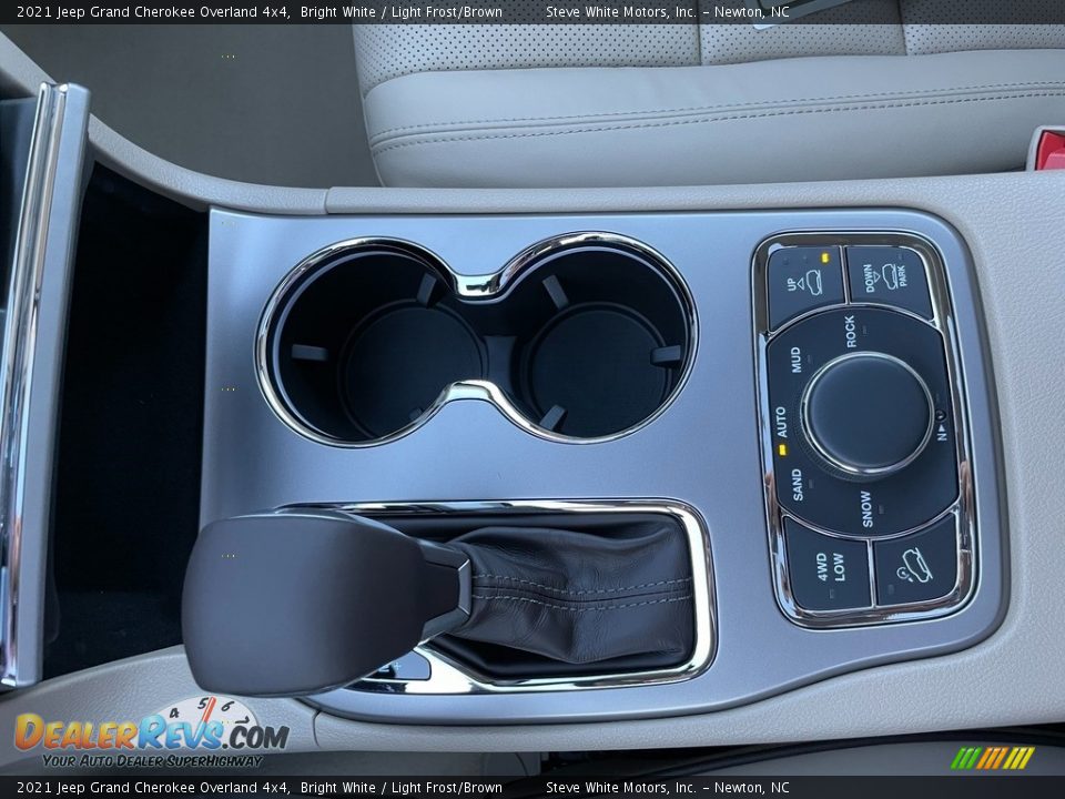 2021 Jeep Grand Cherokee Overland 4x4 Bright White / Light Frost/Brown Photo #30