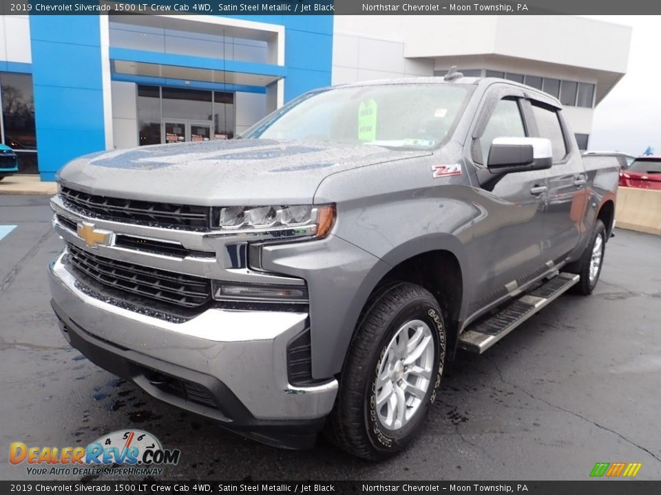 2019 Chevrolet Silverado 1500 LT Crew Cab 4WD Satin Steel Metallic / Jet Black Photo #2