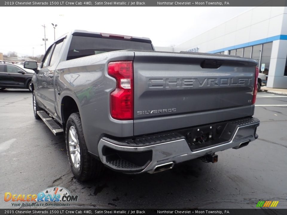 2019 Chevrolet Silverado 1500 LT Crew Cab 4WD Satin Steel Metallic / Jet Black Photo #5