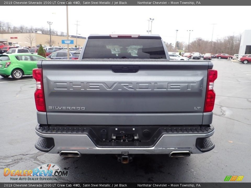 2019 Chevrolet Silverado 1500 LT Crew Cab 4WD Satin Steel Metallic / Jet Black Photo #6