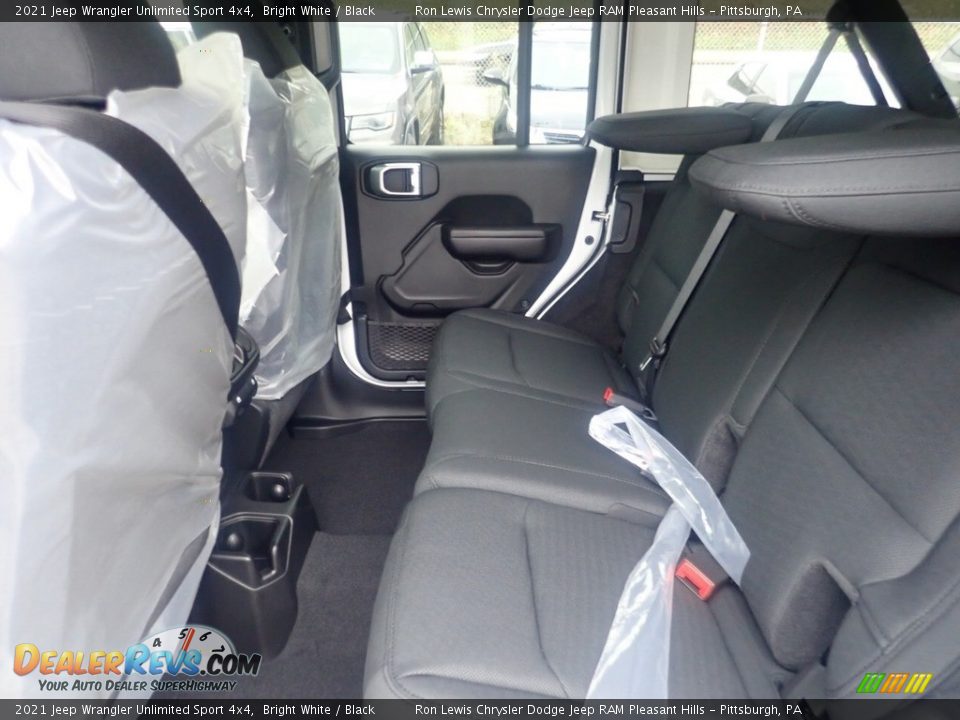 2021 Jeep Wrangler Unlimited Sport 4x4 Bright White / Black Photo #14