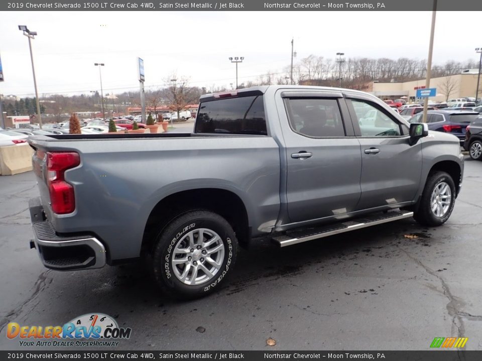 2019 Chevrolet Silverado 1500 LT Crew Cab 4WD Satin Steel Metallic / Jet Black Photo #8