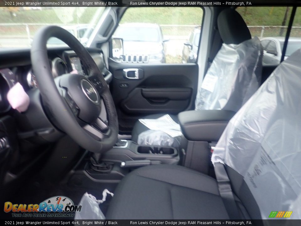 2021 Jeep Wrangler Unlimited Sport 4x4 Bright White / Black Photo #15