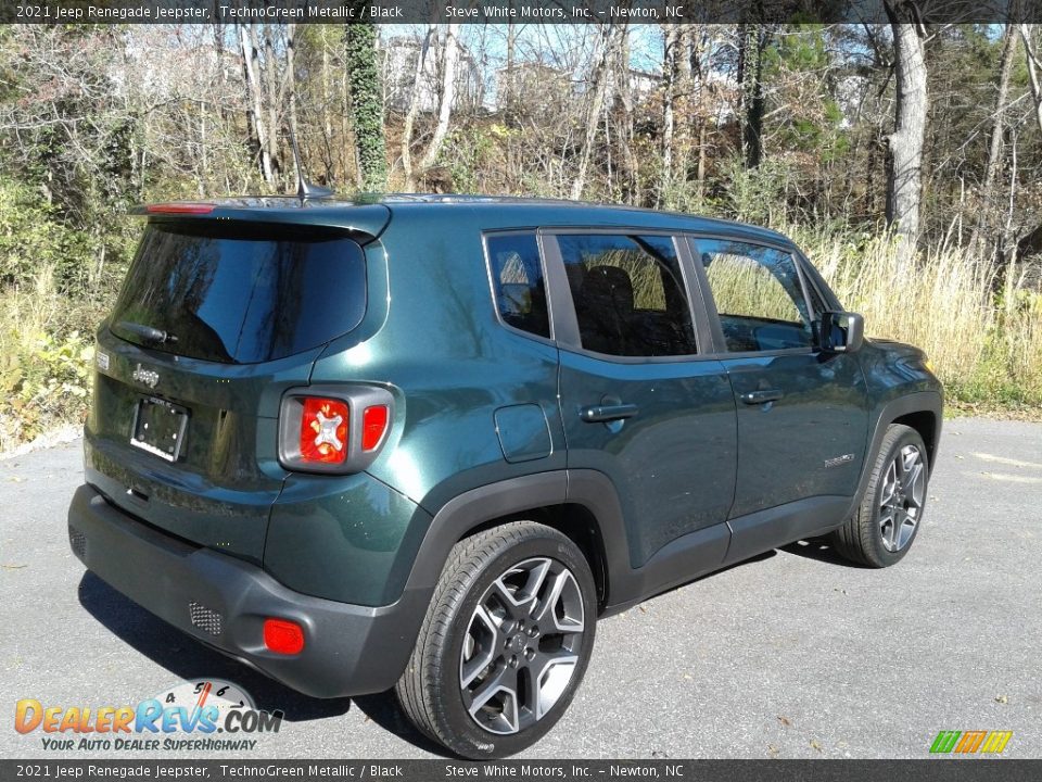 2021 Jeep Renegade Jeepster TechnoGreen Metallic / Black Photo #6