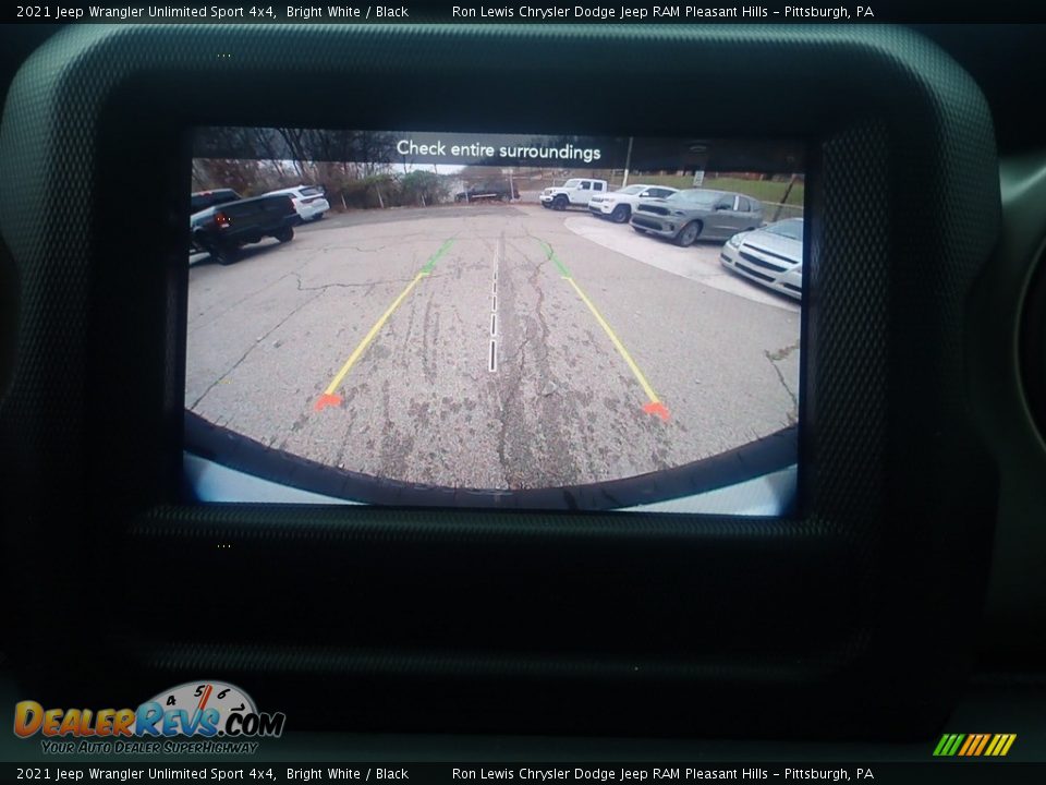2021 Jeep Wrangler Unlimited Sport 4x4 Bright White / Black Photo #16
