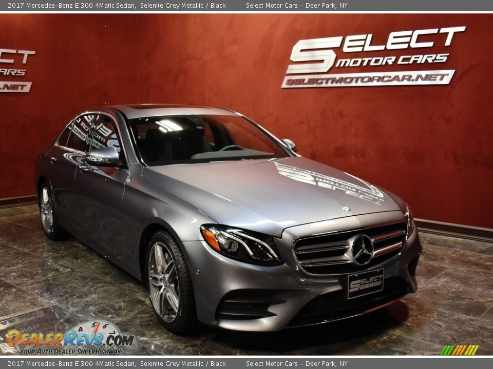 2017 Mercedes-Benz E 300 4Matic Sedan Selenite Grey Metallic / Black Photo #3