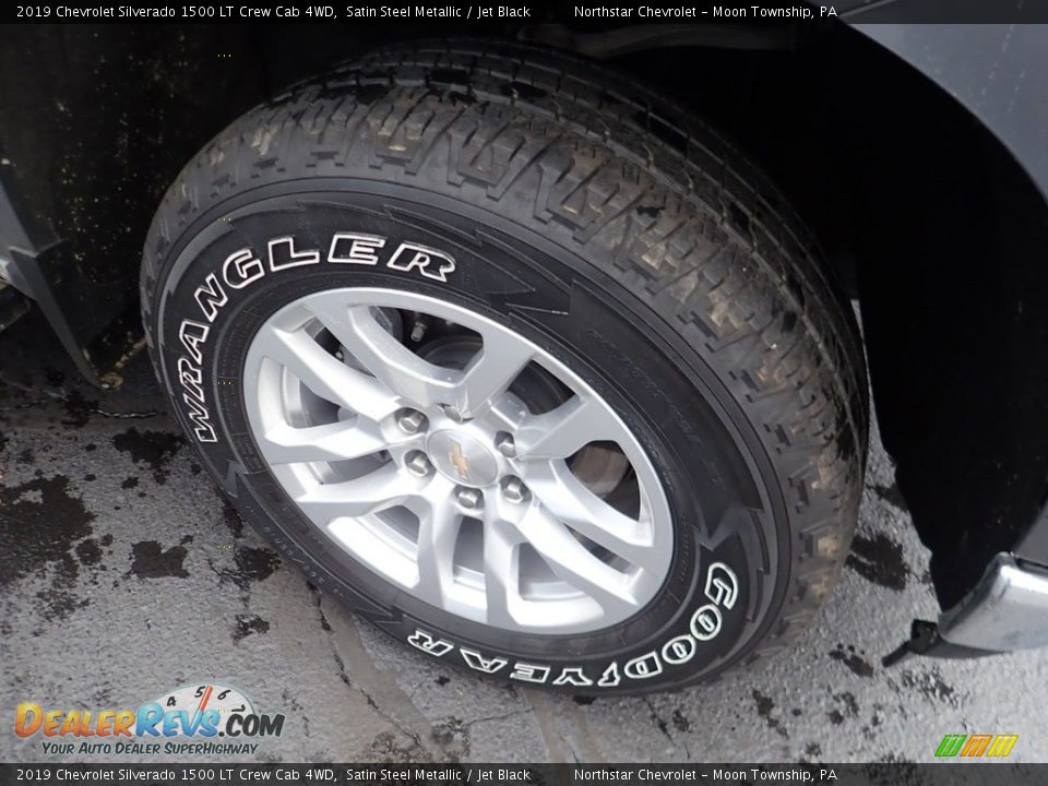 2019 Chevrolet Silverado 1500 LT Crew Cab 4WD Satin Steel Metallic / Jet Black Photo #13