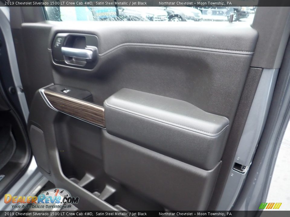2019 Chevrolet Silverado 1500 LT Crew Cab 4WD Satin Steel Metallic / Jet Black Photo #16