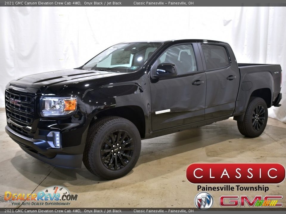 2021 GMC Canyon Elevation Crew Cab 4WD Onyx Black / Jet Black Photo #1