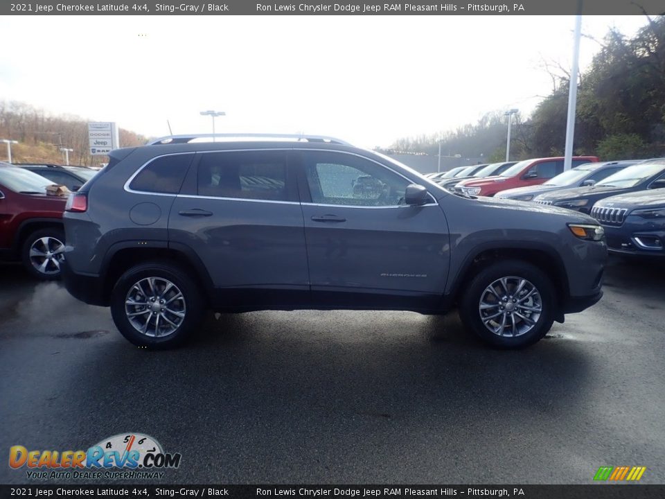 2021 Jeep Cherokee Latitude 4x4 Sting-Gray / Black Photo #4