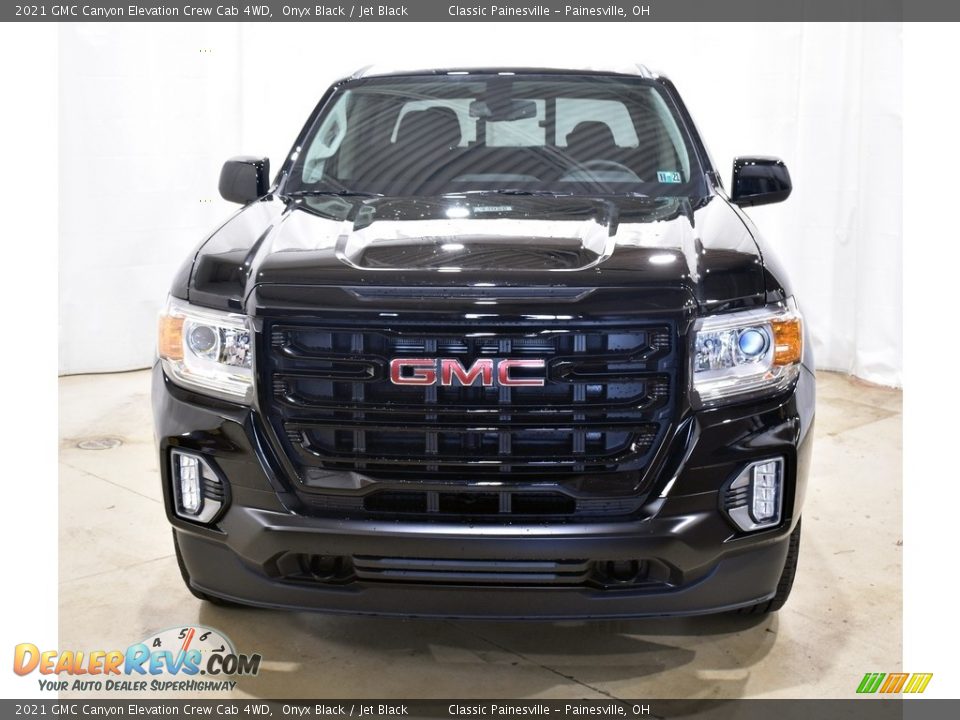 2021 GMC Canyon Elevation Crew Cab 4WD Onyx Black / Jet Black Photo #4
