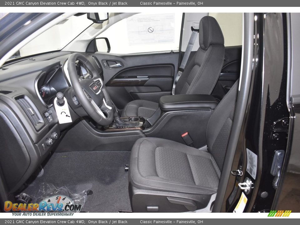 2021 GMC Canyon Elevation Crew Cab 4WD Onyx Black / Jet Black Photo #6