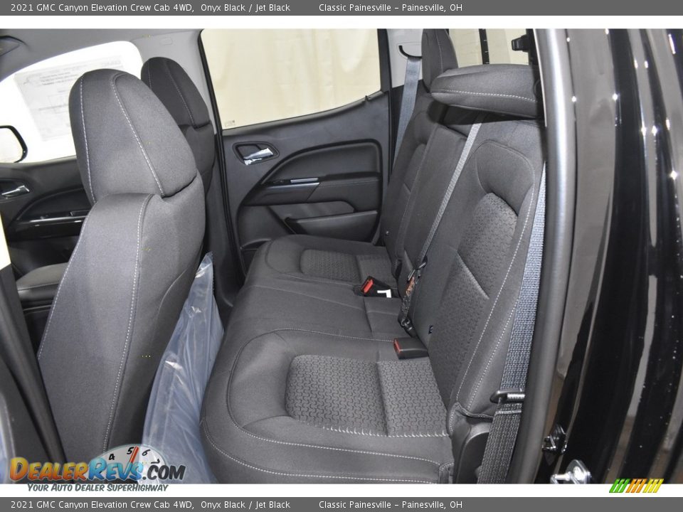 2021 GMC Canyon Elevation Crew Cab 4WD Onyx Black / Jet Black Photo #7