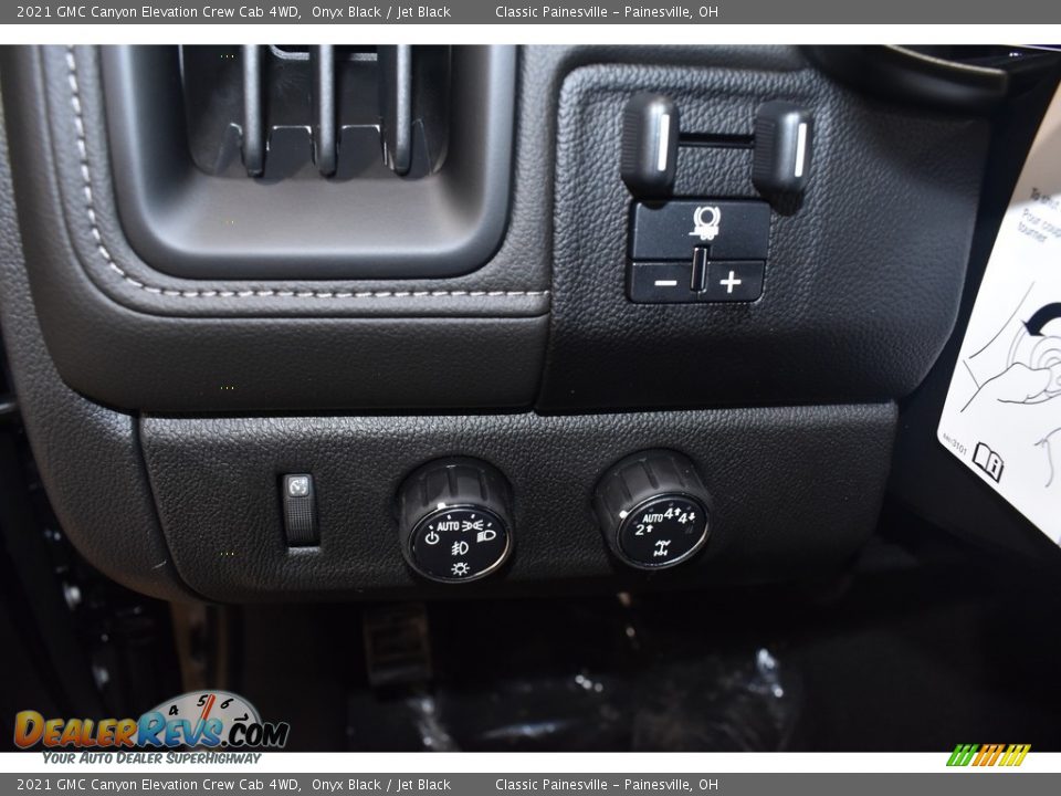 2021 GMC Canyon Elevation Crew Cab 4WD Onyx Black / Jet Black Photo #8