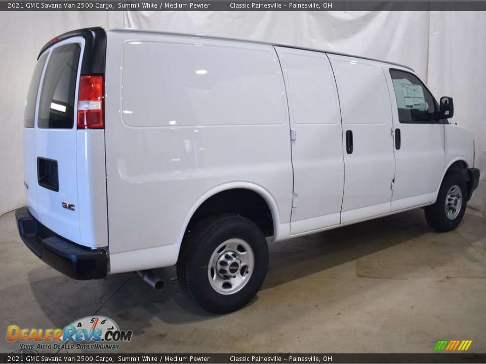 2021 GMC Savana Van 2500 Cargo Summit White / Medium Pewter Photo #2