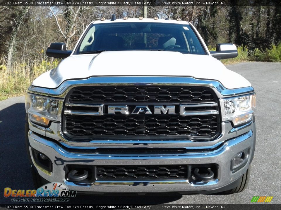 2020 Ram 5500 Tradesman Crew Cab 4x4 Chassis Bright White / Black/Diesel Gray Photo #3