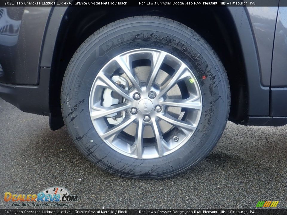 2021 Jeep Cherokee Latitude Lux 4x4 Granite Crystal Metallic / Black Photo #6