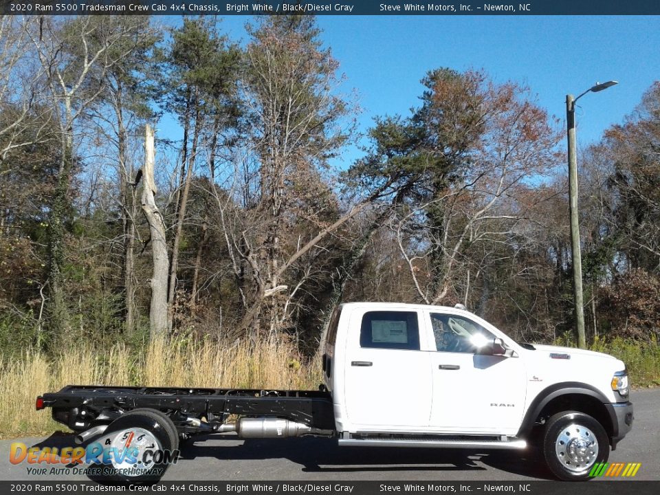 2020 Ram 5500 Tradesman Crew Cab 4x4 Chassis Bright White / Black/Diesel Gray Photo #5