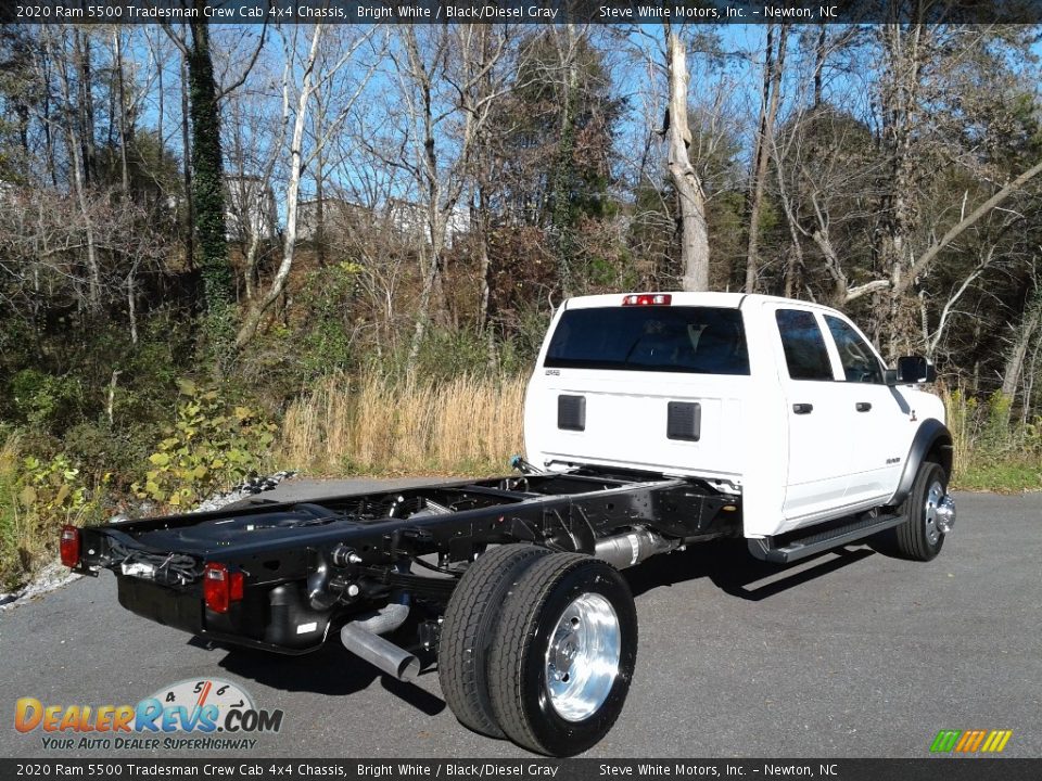 2020 Ram 5500 Tradesman Crew Cab 4x4 Chassis Bright White / Black/Diesel Gray Photo #6