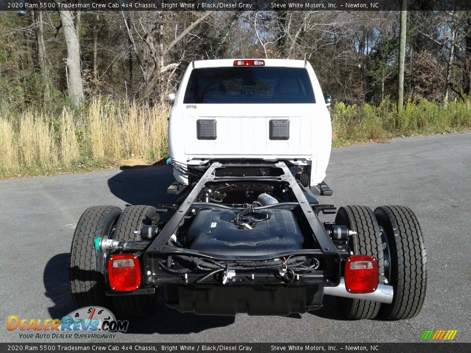 2020 Ram 5500 Tradesman Crew Cab 4x4 Chassis Bright White / Black/Diesel Gray Photo #7