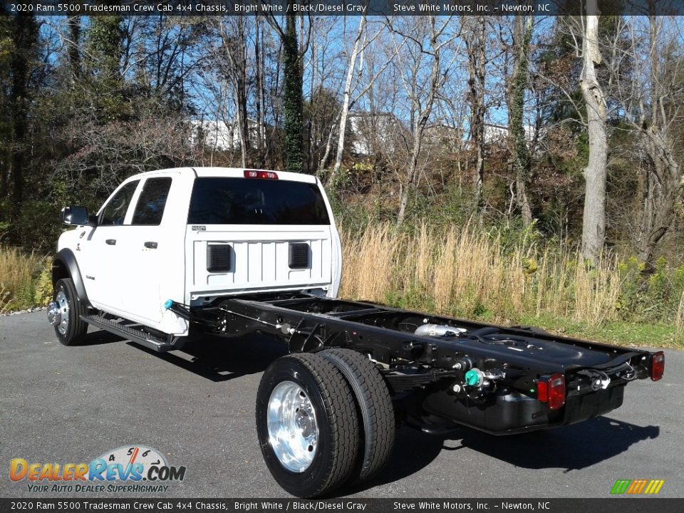 2020 Ram 5500 Tradesman Crew Cab 4x4 Chassis Bright White / Black/Diesel Gray Photo #8