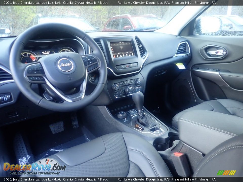 2021 Jeep Cherokee Latitude Lux 4x4 Granite Crystal Metallic / Black Photo #13