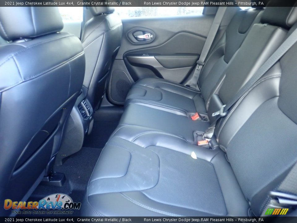 2021 Jeep Cherokee Latitude Lux 4x4 Granite Crystal Metallic / Black Photo #14