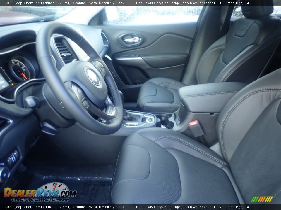 2021 Jeep Cherokee Latitude Lux 4x4 Granite Crystal Metallic / Black Photo #15