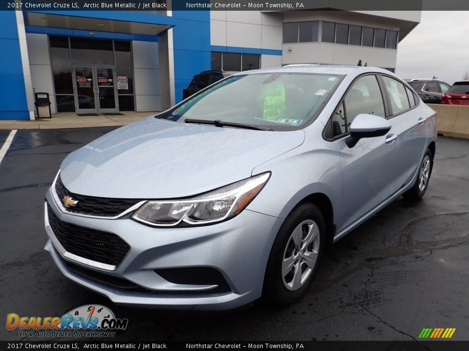 2017 Chevrolet Cruze LS Arctic Blue Metallic / Jet Black Photo #2