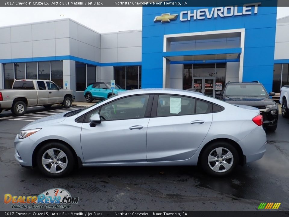 2017 Chevrolet Cruze LS Arctic Blue Metallic / Jet Black Photo #3