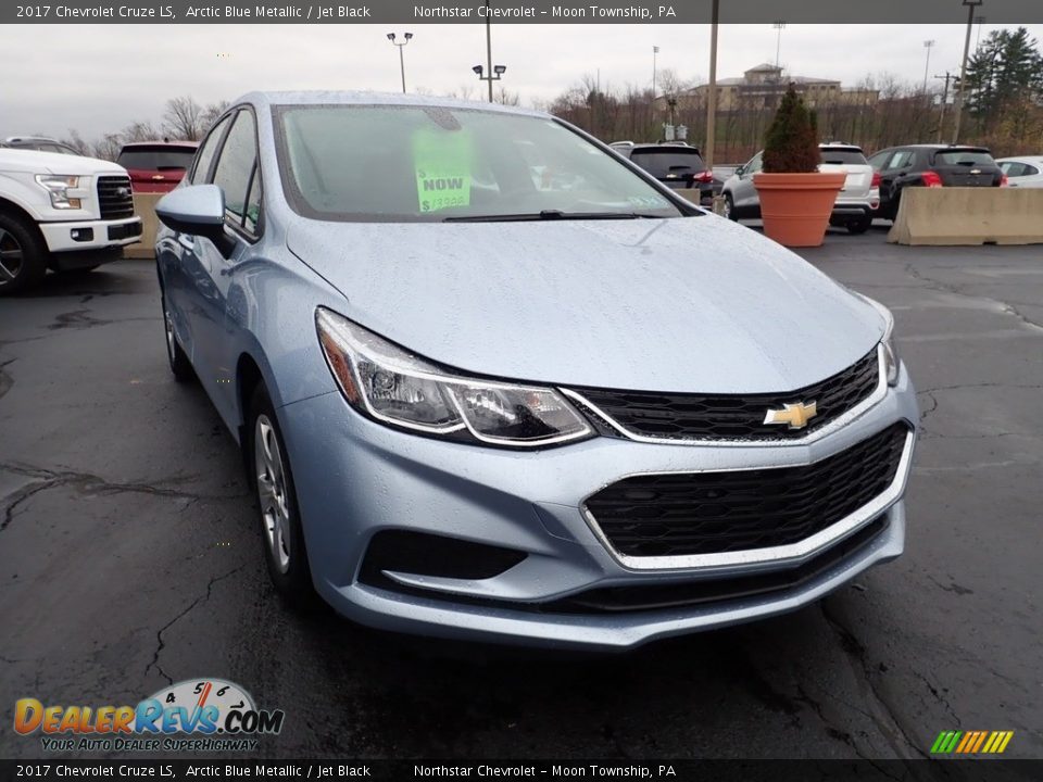 2017 Chevrolet Cruze LS Arctic Blue Metallic / Jet Black Photo #12