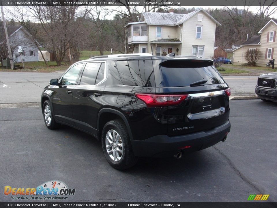 2018 Chevrolet Traverse LT AWD Mosaic Black Metallic / Jet Black Photo #5