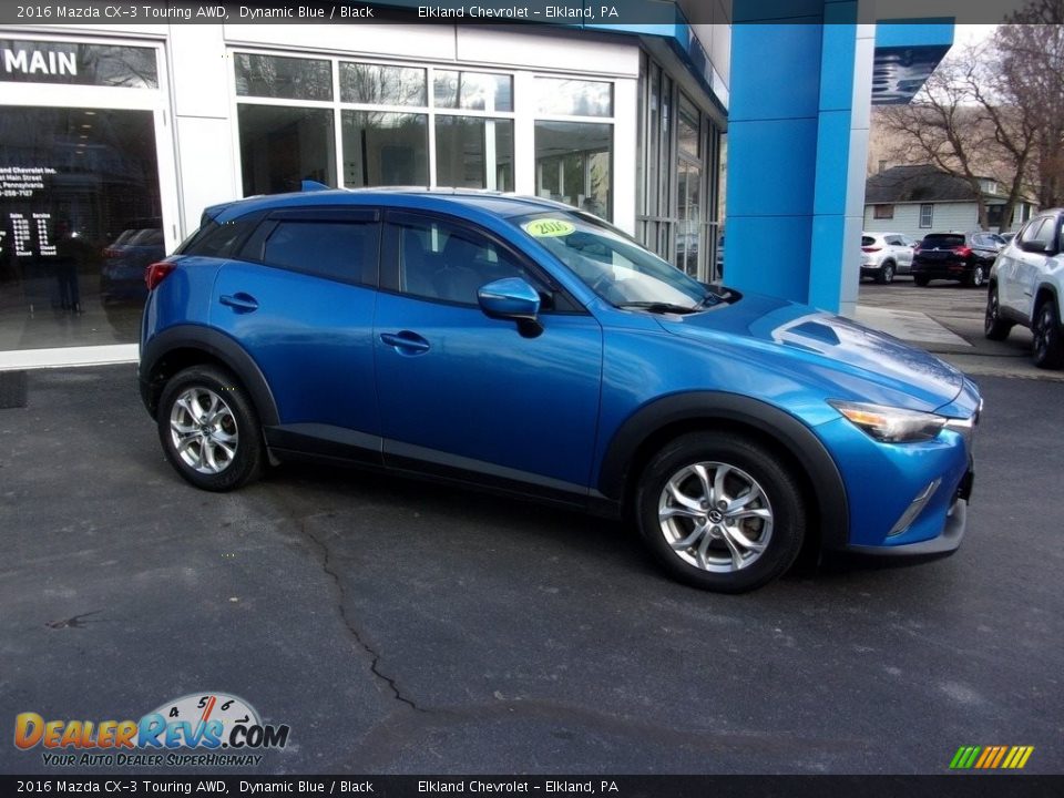 Dynamic Blue 2016 Mazda CX-3 Touring AWD Photo #1