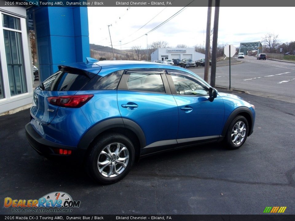 2016 Mazda CX-3 Touring AWD Dynamic Blue / Black Photo #2