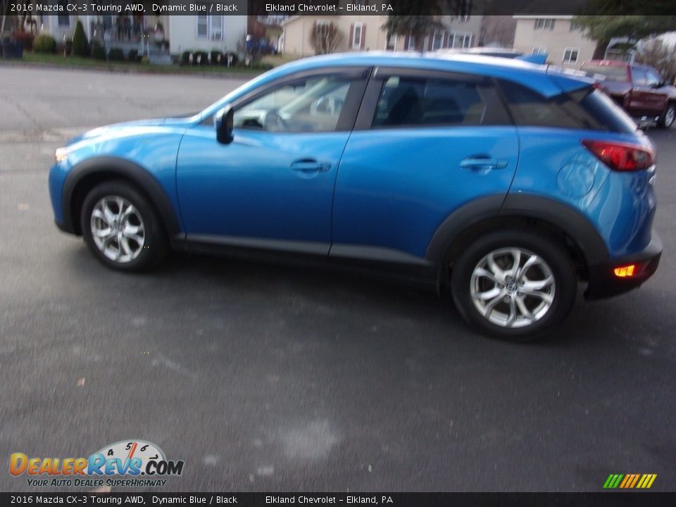 2016 Mazda CX-3 Touring AWD Dynamic Blue / Black Photo #4