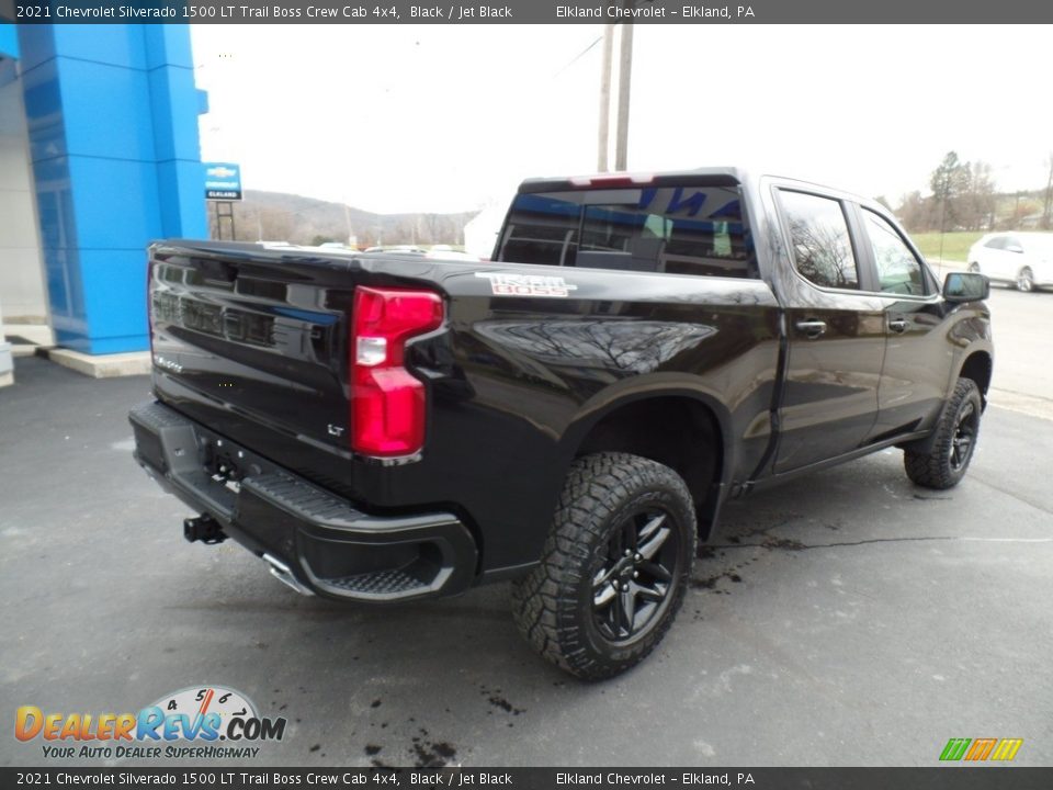 2021 Chevrolet Silverado 1500 LT Trail Boss Crew Cab 4x4 Black / Jet Black Photo #8
